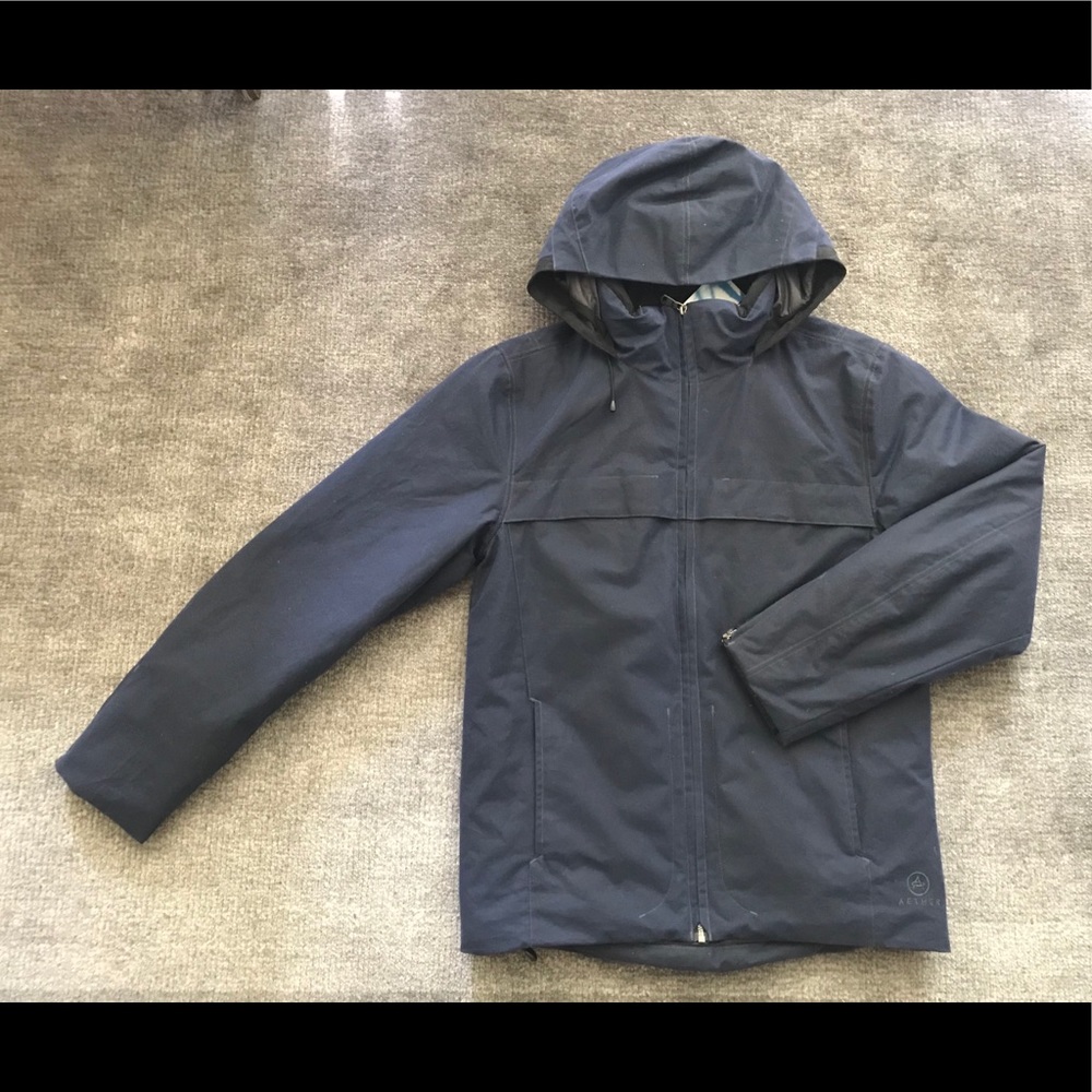 Aether Men’s Barrier Jacket, navy, size 1